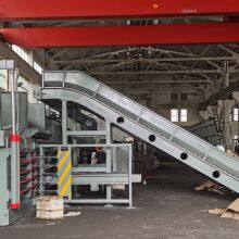 Hydraulic Horizontal Waste Cardboard Paper Baler Strapping Type thumbnail-1