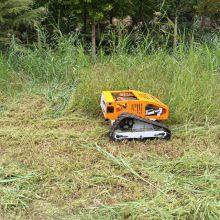 Petrol Remote Control Distance 200M Sharp Mowing Blades Remote Control Track Mower thumbnail-5