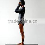 Bronze Statue Of Abstract Figure Women Elaborate Sculpture Home Decor thumbnail-3