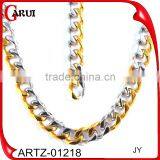 Polish Jewelries Punk Man and Women Necklace Stainless Steel Jewelry Gold Chain thumbnail-4