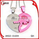 Mothers Day Wholesale Gifts Crystal Heart Silver Pendant For Friends thumbnail-1