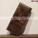 Rfid Blocking Security Distressed Vintage Leather Women Purse,ladies Wallet,women Wallet