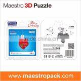 6PCS New Year Ornament 3d Puzzle Cupid thumbnail-3