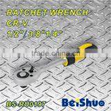 BS-RU0197 quick release ratchet wrench with TPR handle