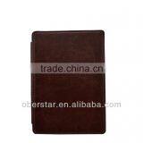 Official Design Smart Crazy Horse Grain Leather Holster Cover Case For Amazon Kindle 4