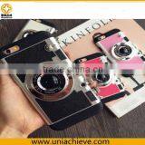 For IPhone 6S/6SPlus 3 in 1 Fashion Design Creative Silicone Camera Back Case Cover With Strap Red thumbnail-3