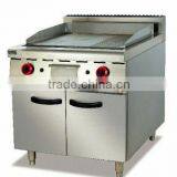 China Factory Provide Gas Griddle With Cabinet Half Grooved Hight Quality and Good Price thumbnail-1