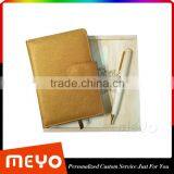 Official Ping Wood Ball Point Pen and PU Notebook Wedding Set thumbnail-2