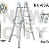 Durable Multifunction Aluminum Step Ladder With Platform(NC-88A) thumbnail-3