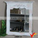France Farm Vintage Handmade Deco Rectangular Wall Mirror thumbnail-1