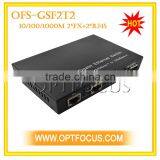 4 Port 10/100/1000M Ethernet Optical Fiber Switch