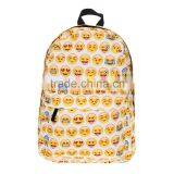 Top Selling High Quality Polyester Custom Emoji Backpack Bag thumbnail-1