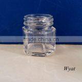 Empty 50ml Hexagonal Glass Jam Jars With Golden Lid SLJd32 thumbnail-4