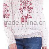 New Casual Daily Autumn off Shoulder Latest Fashion Blouse Design thumbnail-2