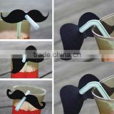 Party Straw with Mustache