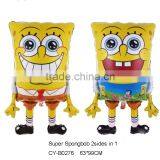 Super Shape 39"*25" Jumbo Spongbob Squarepants Chracter Metallic Foil Balloon thumbnail-1