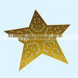 Golden Craft Metal Star, Holiday Decorative Star, Sheet Metal Fabrication thumbnail-1