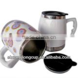 16 oz ceramic travel mug thermos SL-2810