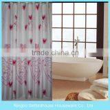 Heart Shaped Pvc Shower Curtain With Elephant Shower Curtain Hooks thumbnail-1
