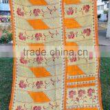 Old Saree Kantha Quilt thumbnail-1