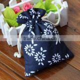Customized Printing Small Stuff Holder Gift Storage Cotton Drawstring Bag