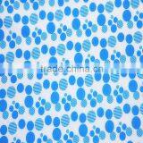Simple Blue Polka Dot Polyester Fabric thumbnail-1