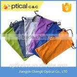 Cheap Microfiber Glasses Packaging Drawstring Pouch