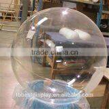 Custom 500mm Clear Acrylic Hollow Plastic Balls, 500mm Globe Ball, Clear Transparent Plastic Ball thumbnail-1