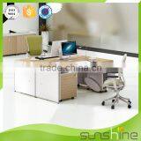 YS-SW02 Hot Sell Top Quality Office Furniture/Customized Office Desk 4 Person Particle Board Workstation thumbnail-1