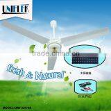 2015 Summer DC 12V Solar Energy Ceiling Fan With Metal Blade Cheap Ceiling Fan thumbnail-5