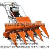 mini rice reaper harvester