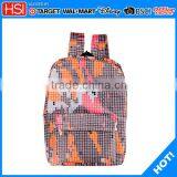 New Products for 2016 Walf Checks Printed School Bags thumbnail-1