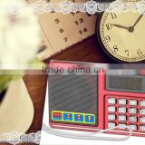 Hot sell portable mini promotion gift radio speaker