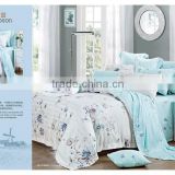 Fashionable 100% Tencel Bedding set King Size 4PCS Jacquard bed sheet/duvet cover/pillow case
