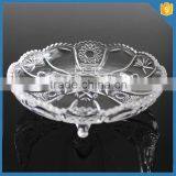 Flower Machine Press Crystal Footed Plate