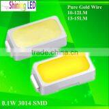 High Lumens 4014 7020 2835 5730 PLCC2 Cool White 10-12LM 12-14lm 0.1W 3014 SMD LED Datasheet