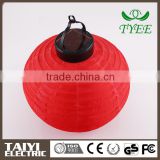 TYEE traditional Chinese style outdoor red Lantern of solar garden lighting
