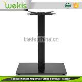 Cast Iron Restaurant Black Surface Cross Table Base