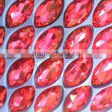 Star Light Wholesale Perfect Shining 17x32mm Marquise Shaped Stone For Luxury Decoration Loose Pointback Gemstone thumbnail-3