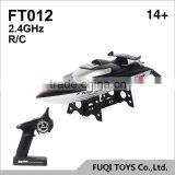 Best selling toys 2.4G Brushless motor FT012 4CH rc boat fishing boat with high speed 45km/h