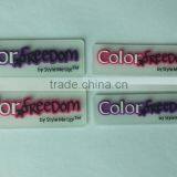 Custom Color Freedom Transparent Plastic Patch Clothing thumbnail-1