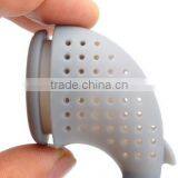 Lovely Shark Silicone Tea Strainer Tea Filter Tea Infuser Portable Tea Tools Kitchen Accessories thumbnail-3