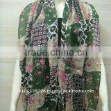 Women Scarf With Hot Flower Pattern/Viscose Scarf thumbnail-1