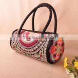 Hot Selling Cotton Fabric Ethnic Embroidery Tribal Handbag for Women thumbnail-6
