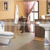 Hot Sale Bathroom Ceramics Decorated Sanitary Ware China D8007 thumbnail-1