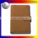 fashion custom brown paper notebook