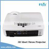 FLYIN Perfect School Classroom Education Projector 1080p 3D Led Short Throw Projector Mini data show Holographic Projector