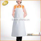 Polyester and Cottton White Blank Chef Bib Apron thumbnail-1
