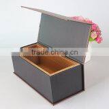 Chinese Factories Wholesale Custom Tea Caddy, Fashion Beautiful Gift Boxes, Deep Coffee Color Storage Box