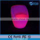 Battery Rechargeable Waterproof Led Bar Funiture,rgb Color Led Light Chair